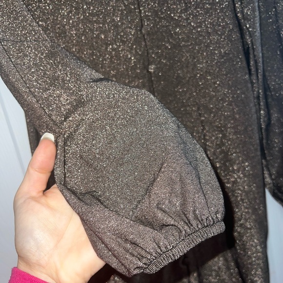 Glitter long sleeve button dress - Xs - Picture 8 of 8
